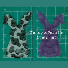 Load image into Gallery viewer, Bunny Silhouette Inserts- Silicone Freshie Mold