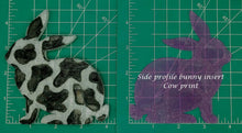 Load image into Gallery viewer, Easter Bunny Side Profile Inserts - Silicone Freshie Mold