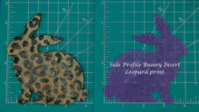 Load image into Gallery viewer, Easter Bunny Side Profile Inserts - Silicone Freshie Mold