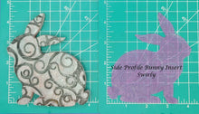 Load image into Gallery viewer, Easter Bunny Side Profile Inserts - Silicone Freshie Mold
