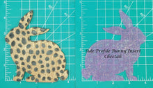 Load image into Gallery viewer, Easter Bunny Side Profile Inserts - Silicone Freshie Mold
