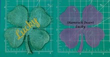 Load image into Gallery viewer, 4 Leaf Clover or Shamrock Inserts - Silicone Freshie Mold