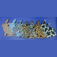 Load image into Gallery viewer, Easter Bunny Side Profile Inserts - Silicone Freshie Mold
