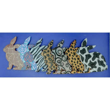 Load image into Gallery viewer, Easter Bunny Side Profile Inserts - Silicone Freshie Mold
