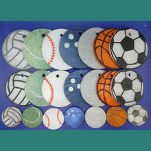 Load image into Gallery viewer, 3.5" Circle Sports Ball Inserts - Silicone Freshie Mold