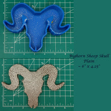 Load image into Gallery viewer, Bighorn Sheep Skull - Flat Front - Silicone Freshie Mold