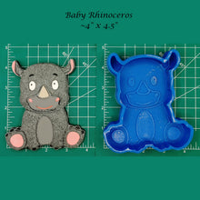 Load image into Gallery viewer, Baby Rhinoceros - Silicone Freshie Mold