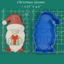 Load image into Gallery viewer, Christmas Gnome with Present - Silicone Freshie Mold