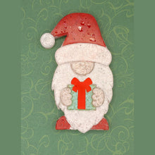 Load image into Gallery viewer, Christmas Gnome with Present - Silicone Freshie Mold