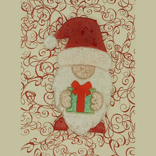 Load image into Gallery viewer, Christmas Gnome with Present - Silicone Freshie Mold