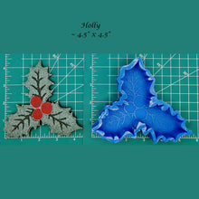Load image into Gallery viewer, Christmas Holly Freshie Mold