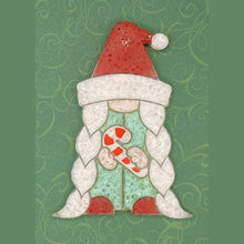 Load image into Gallery viewer, Christmas Gnome with Candy Cane - Silicone Freshie Mold