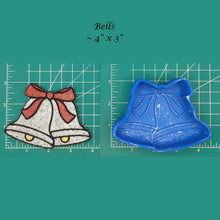 Load image into Gallery viewer, Christmas Bells Freshie Mold - 1119