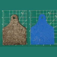 Load image into Gallery viewer, Cow Ear Tag Inserts - Silicone Freshie Mold