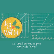 Load image into Gallery viewer, 3.5" Circle Inserts - Christmas - Silicone Freshie Mold