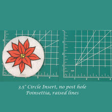 Load image into Gallery viewer, 3.5" Circle Inserts - Christmas - Silicone Freshie Mold
