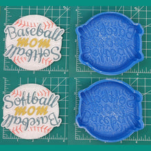 Load image into Gallery viewer, Baseball and Softball Mom - Silicone Freshie Mold