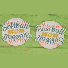 Load image into Gallery viewer, Baseball and Softball Mom - Silicone Freshie Mold