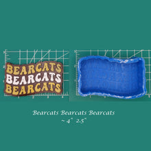 Load image into Gallery viewer, Bearcats Bearcats Bearcats - Silicone Freshie Mold