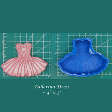 Load image into Gallery viewer, Ballerina Dress - Ballet Dress - Silicone Freshie Mold
