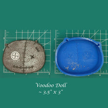 Load image into Gallery viewer, Cute Voodoo Doll Head- Silicone Freshie Mold