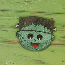 Load image into Gallery viewer, Cute Frankenstein Head- Silicone Freshie Mold
