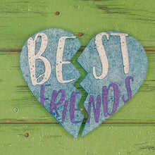 Load image into Gallery viewer, Best Friends Heart - 2 piece mold - Silicone Freshie Mold