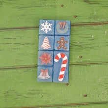 Load image into Gallery viewer, Christmas Wax Melt Snap Bar Silicone Mold