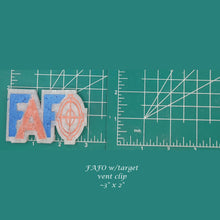 Load image into Gallery viewer, FAFO with target - Silicone Freshie Mold