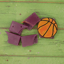 Load image into Gallery viewer, Basketball Snap Out Center Wax Melt Snap Bar Silicone Mold