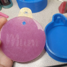 Load image into Gallery viewer, Christmas Ornament Mold - 3.5" ornament mold for all 3.5" circle inserts - Silicone Freshie Mold
