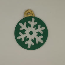 Load image into Gallery viewer, Christmas Ornament Mold - 3.5" ornament mold for all 3.5" circle inserts - Silicone Freshie Mold