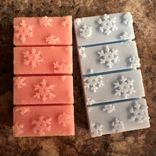 Load image into Gallery viewer, Falling Snow Wax Melt Snap Bar Silicone Mold