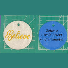 Load image into Gallery viewer, 3.5" Circle Inserts - Christmas - Silicone Freshie Mold