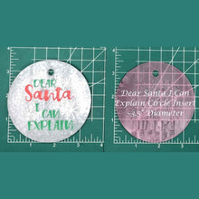 Load image into Gallery viewer, 3.5" Circle Inserts - Christmas - Silicone Freshie Mold
