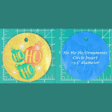 Load image into Gallery viewer, 3.5" Circle Inserts - Christmas - Silicone Freshie Mold