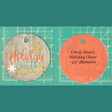 Load image into Gallery viewer, 3.5" Circle Inserts - Christmas - Silicone Freshie Mold