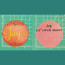 Load image into Gallery viewer, 3.5" Circle Inserts - Christmas - Silicone Freshie Mold