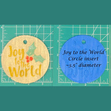 Load image into Gallery viewer, 3.5" Circle Inserts - Christmas - Silicone Freshie Mold