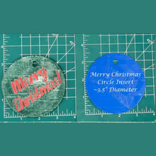 Load image into Gallery viewer, 3.5" Circle Inserts - Christmas - Silicone Freshie Mold