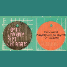 Load image into Gallery viewer, 3.5" Circle Inserts - Christmas - Silicone Freshie Mold