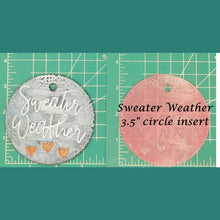Load image into Gallery viewer, 3.5" Circle Inserts - Christmas - Silicone Freshie Mold