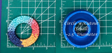 Load image into Gallery viewer, Circle with Cutout - Silicone Freshie Mold