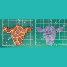 Load image into Gallery viewer, Cow Head Inserts - Silicone Freshie Mold