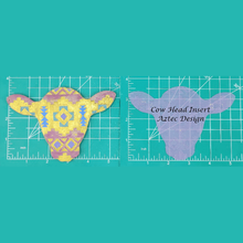 Load image into Gallery viewer, Cow Head Inserts - Silicone Freshie Mold