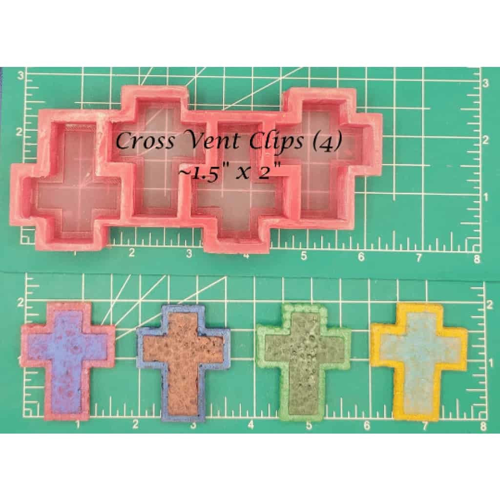 Mini Cross Silicone Mold (4 Cavity)