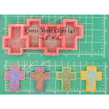 Load image into Gallery viewer, Cross Vent Clip Tray - Silicone Freshie Mold