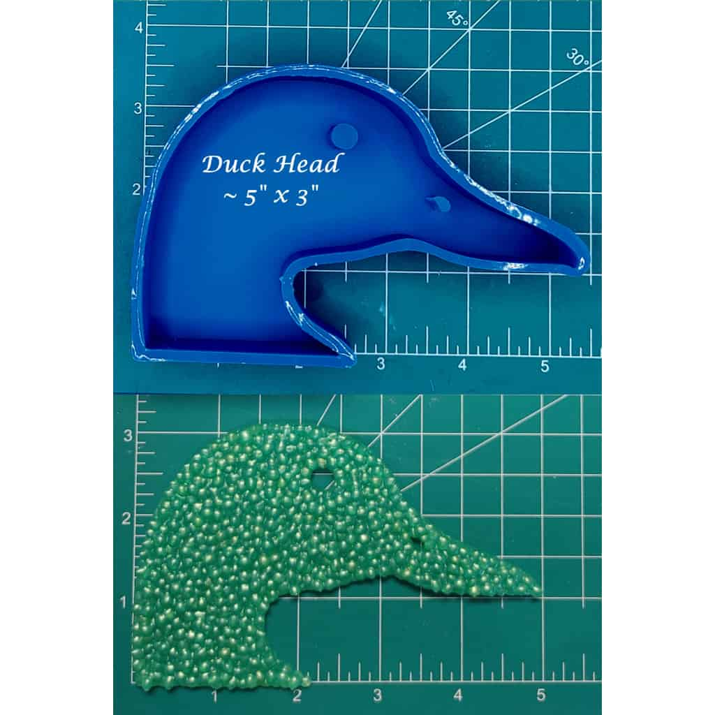 Duck Head Silicone Freshie Mold Cozy Leopard Boutique