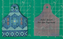Load image into Gallery viewer, Cow Ear Tag Inserts - Silicone Freshie Mold