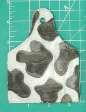 Load image into Gallery viewer, Cow Ear Tag Inserts - Silicone Freshie Mold